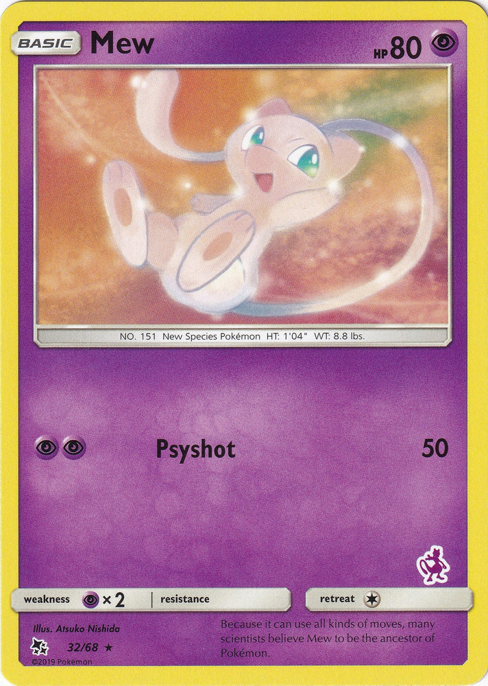 Image for Mew - 32/68 (Mewtwo Stamped) (032/068) - Pokemon