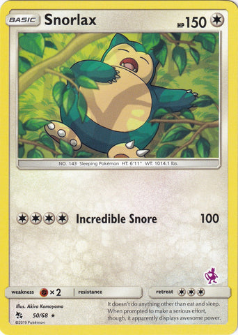 Image for Snorlax - 50/68 (Mewtwo Stamped) (050/068) - Pokemon