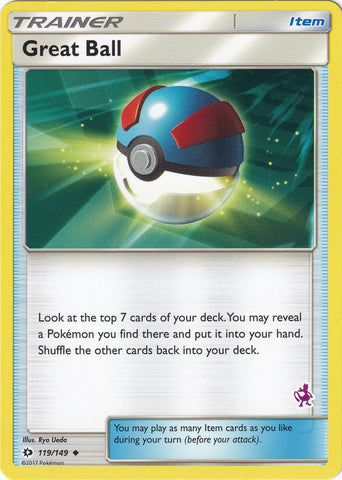 Image for Great Ball - 119/149 (Mewtwo Stamped) (119/149) - Pokemon