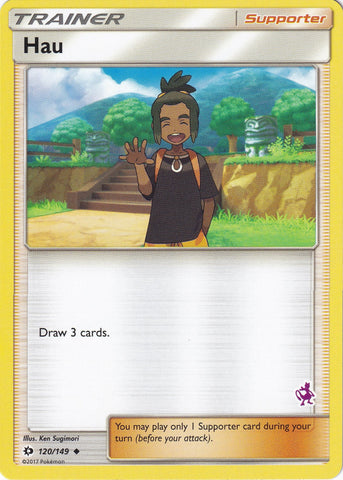 Image for Hau - 120/149 (Mewtwo Stamped) (120/149) - Pokemon
