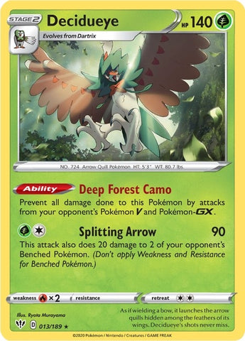 Image for Decidueye (013/189) (SWSH03)