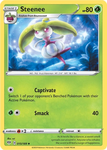 Image for Steenee (015/189) - Pokemon