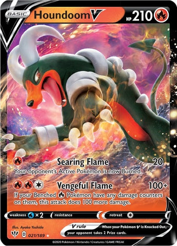 Image for Houndoom V (021/189) (SWSH03)