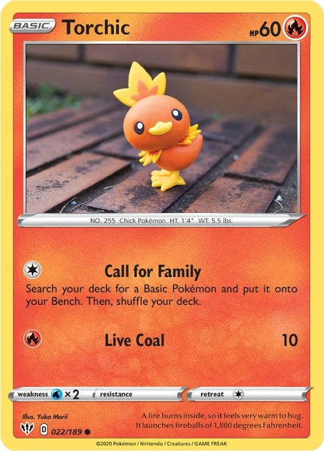 Image for Torchic (022/189) (SWSH03)