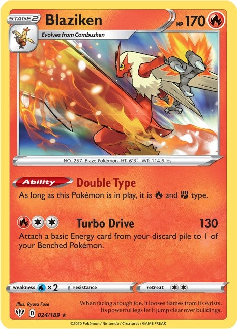 Image for Blaziken (024/189) (SWSH03)