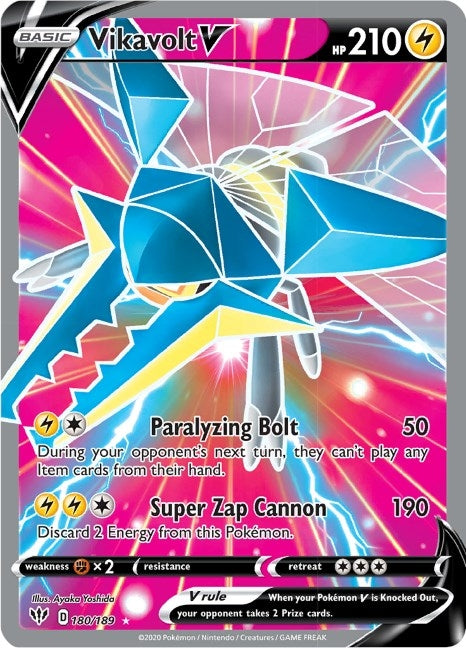 Image for Vikavolt V (Full Art) (180/189) (SWSH03)
