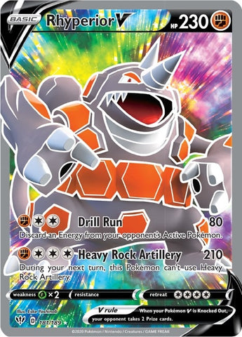 Image for Rhyperior V (Full Art) (181/189) - Pokemon