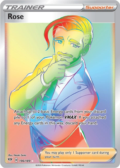 Image for Rose (Secret) (196/189) [SWSH03: Darkness Ablaze]