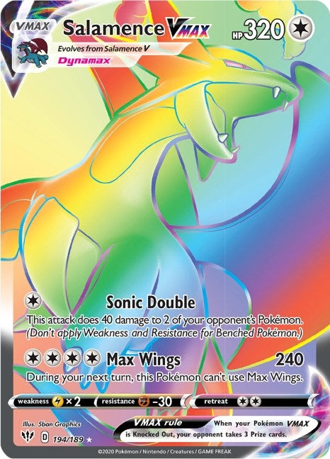 Image for Salamence VMAX (Secret) (194/189) - Pokemon