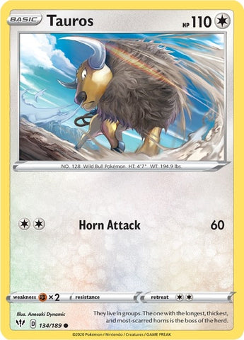 Image for Tauros (134/189) - Pokemon