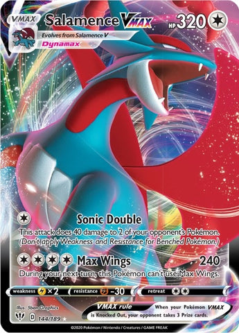 Image for Salamence VMAX (144/189) - Pokemon