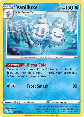 Image for Vanilluxe (047/189) - Pokemon