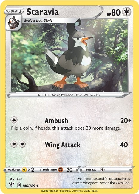 Image for Staravia (146/189) - Pokemon