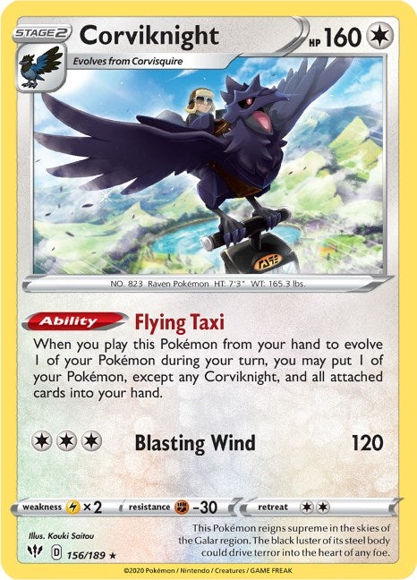 Image for Corviknight (156/189) (SWSH03)