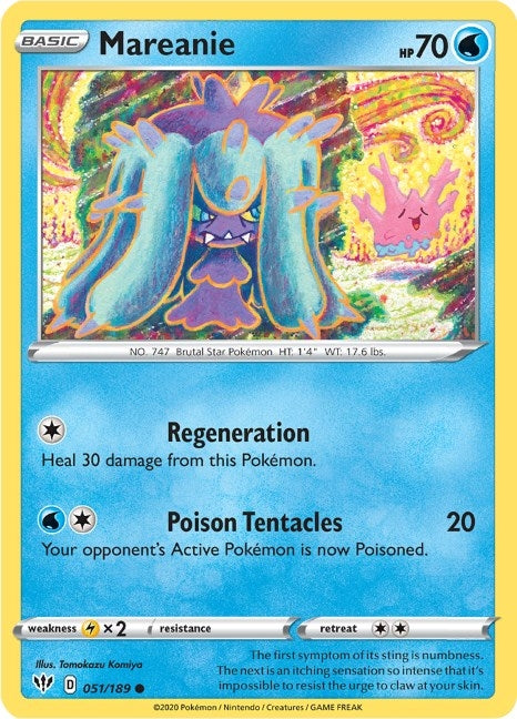 Image for Mareanie (051/189) (SWSH03)