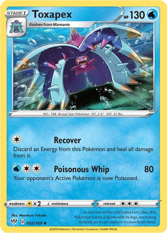 Image for Toxapex (052/189) - Pokemon