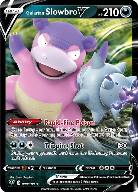 Image for Galarian Slowbro V (099/189) (SWSH03)