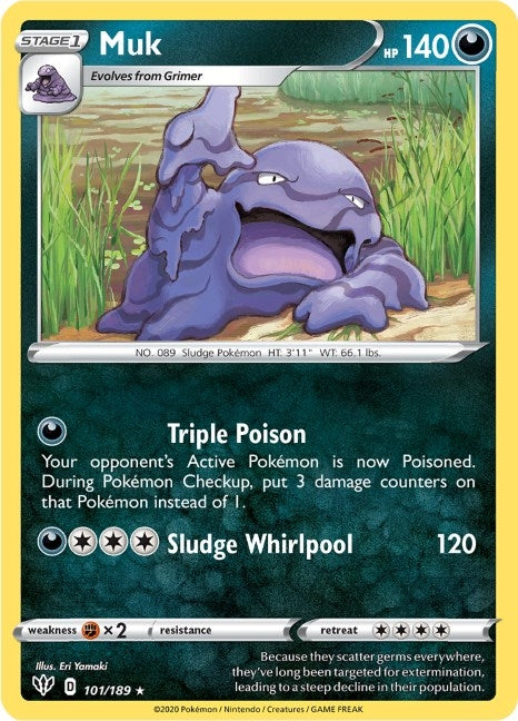 Image for Muk (101/189) (SWSH03)