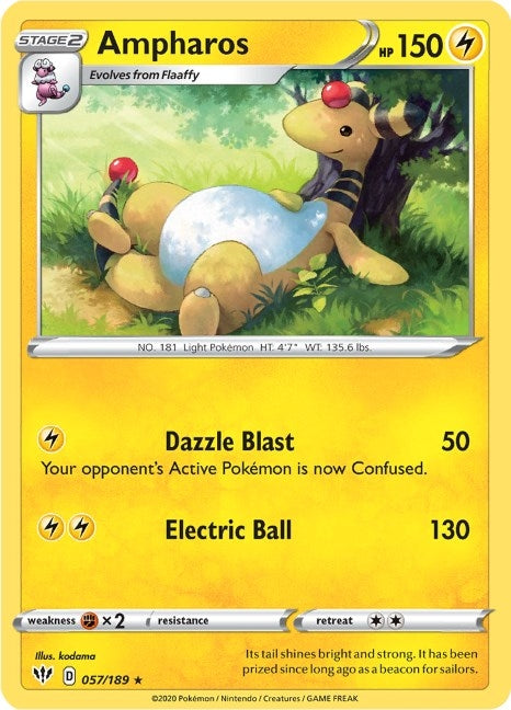 Image for Ampharos (057/189) (SWSH03)