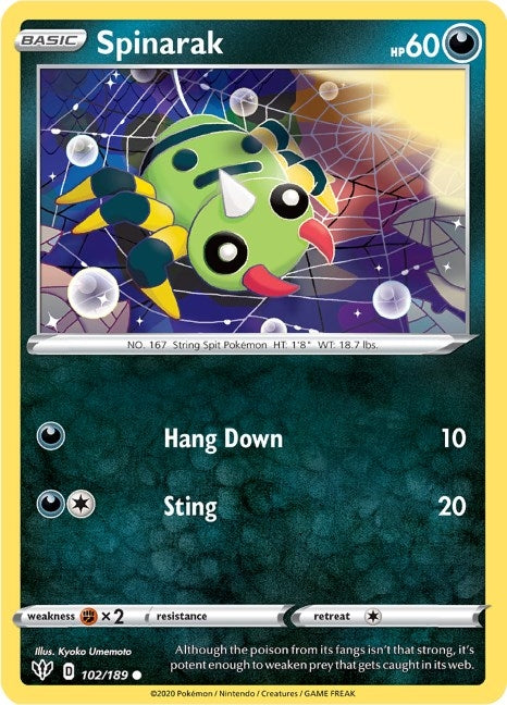 Image for Spinarak (102/189) - Pokemon