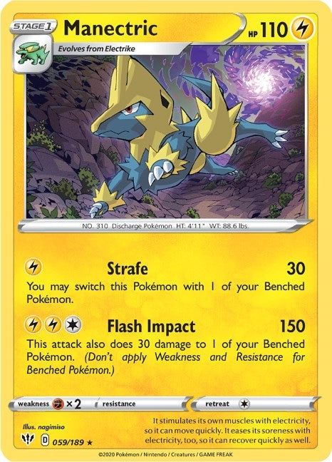 Image for Manectric (059/189) (SWSH03)