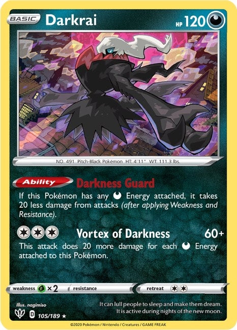 Image for Darkrai (105/189) (SWSH03)