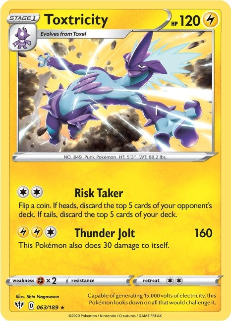 Image for Toxtricity (063/189) - Pokemon