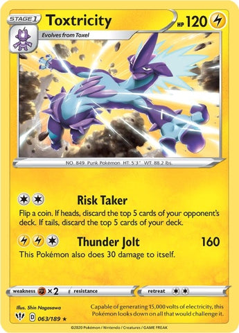 Image for Toxtricity (063/189) - Pokemon