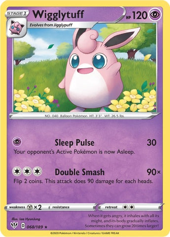Image for Wigglytuff (068/189) (SWSH03)