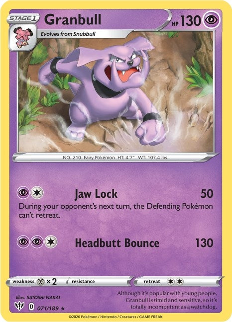 Image for Granbull (071/189) (SWSH03)