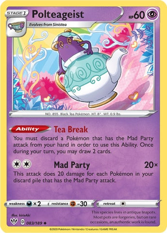 Image for Polteageist (083/189) - Pokemon