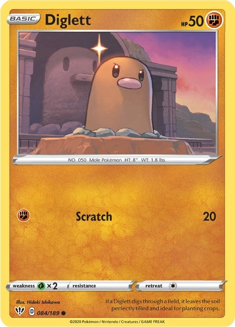 Image for Diglett (084/189) (SWSH03)