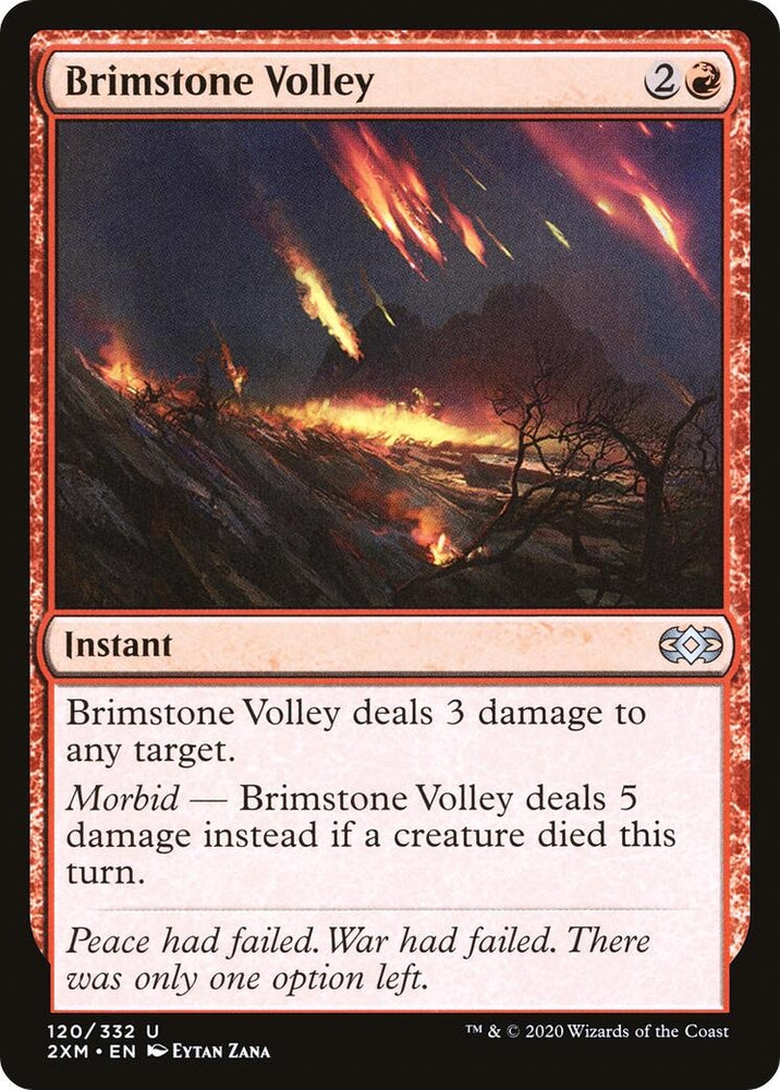 Image for Brimstone Volley (120) [Double Masters]