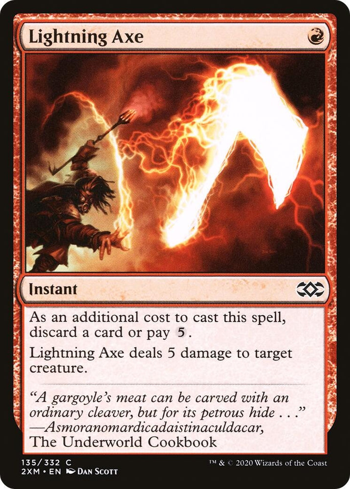 Image for Lightning Axe (135) [Double Masters]