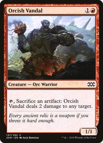 Image for Orcish Vandal (137) [Double Masters]