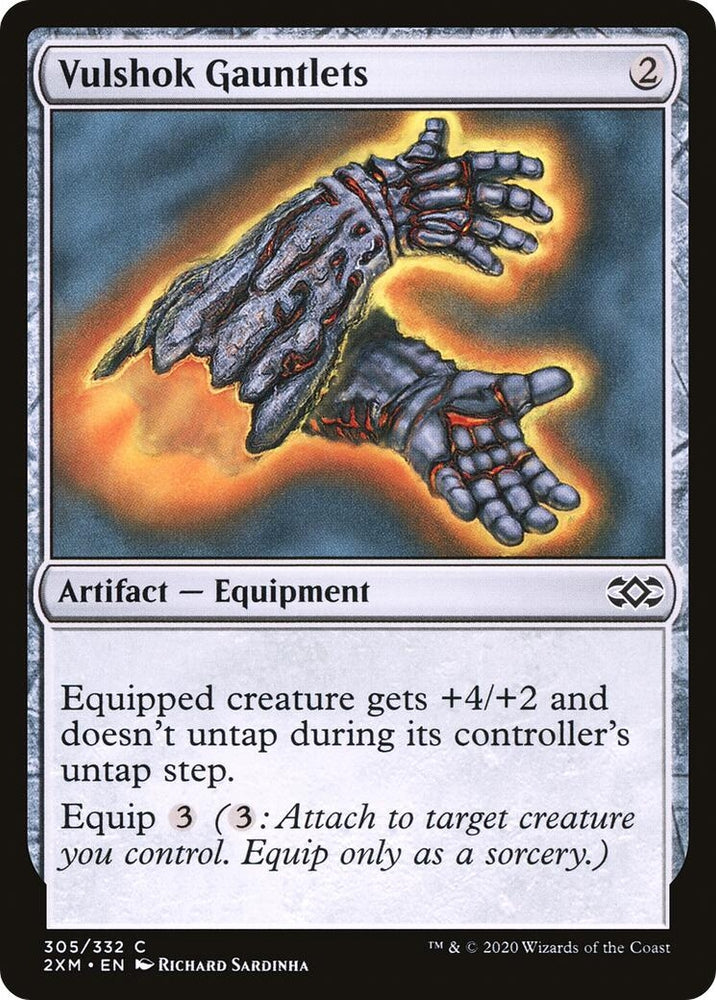 Image for Vulshok Gauntlets (305) [Double Masters]