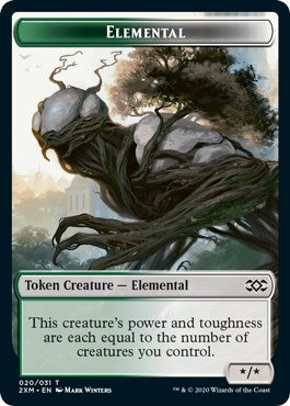 Image for Elemental Token (20) [Double Masters]