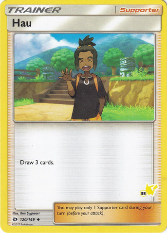Image for Hau - 120/149 (#33 Pikachu Stamped) (120/149) - Pokemon