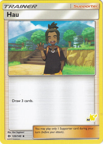 Image for Hau - 120/149 (#42 Pikachu Stamped) (120/149) - Pokemon