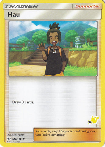 Image for Hau - 120/149 (#54 Pikachu Stamped) (120/149) - Pokemon