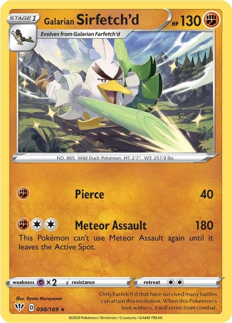 Image for Galarian Sirfetch'd (098/189) [Deck Exclusives]