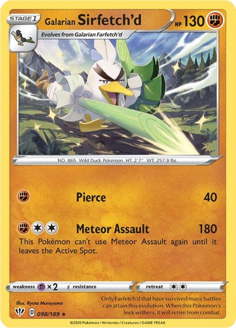 Image for Galarian Sirfetch'd (098/189) [Deck Exclusives]