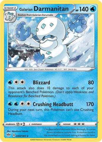 Image for Galarian Darmanitan (044/189) [Deck Exclusives]