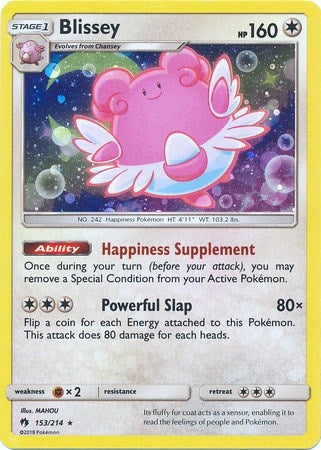 Blissey - 153/214 (Cosmos Holo) (153/214) (Miscellaneous Cards & Products)