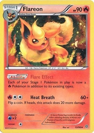 Flareon - 13/98 (Cosmos Holo) (013/098) (Miscellaneous Cards & Products)