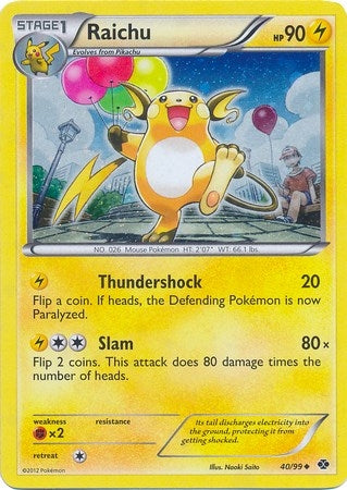 Image for Raichu (040/099) [Blister Exclusives]