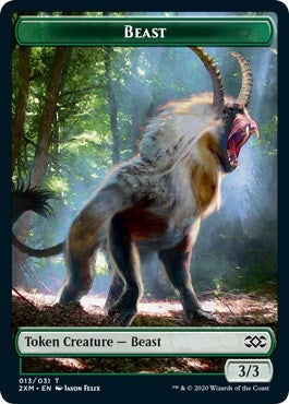 Image for Beast // Saproling Double-Sided Token (13 // 17) [Double Masters]