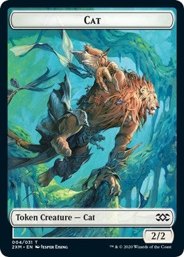 Image for Cat // Germ Double-Sided Token (4 // 10) [Double Masters]