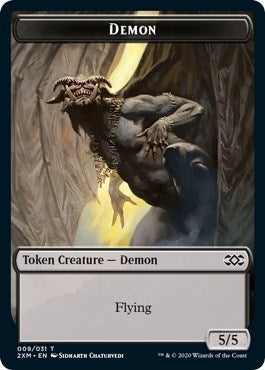 Image for Demon // Marit Lage Double-Sided Token (9 // 11) [Double Masters]