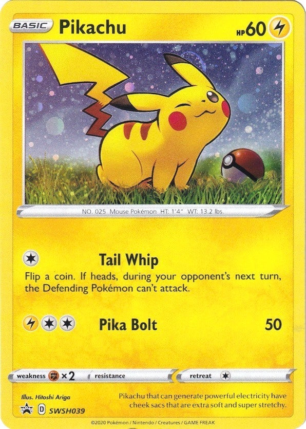 Image for Pikachu - SWSH039 (SWSH039) [SWSH: Sword & Shield Promo Cards]